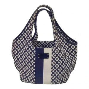 Kate Spade monogram canvas logo square style tote bag